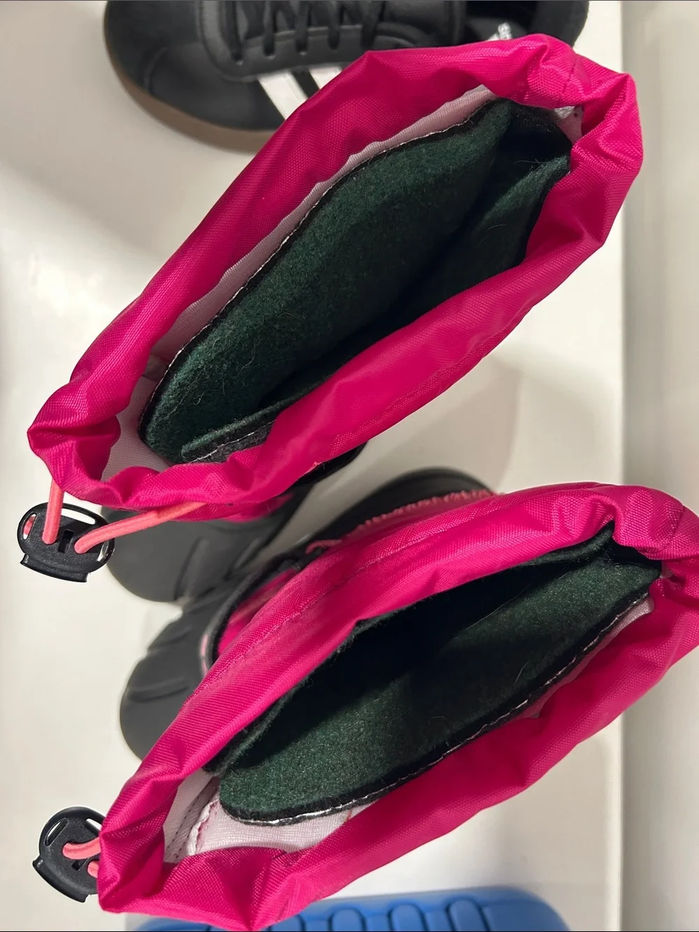 Sorel Kids' Hot Pink and Black Winter Boots